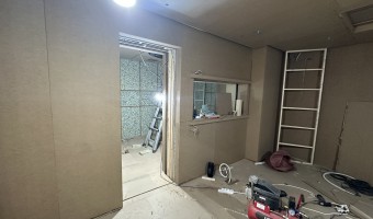 녹음실 방음작업 목공